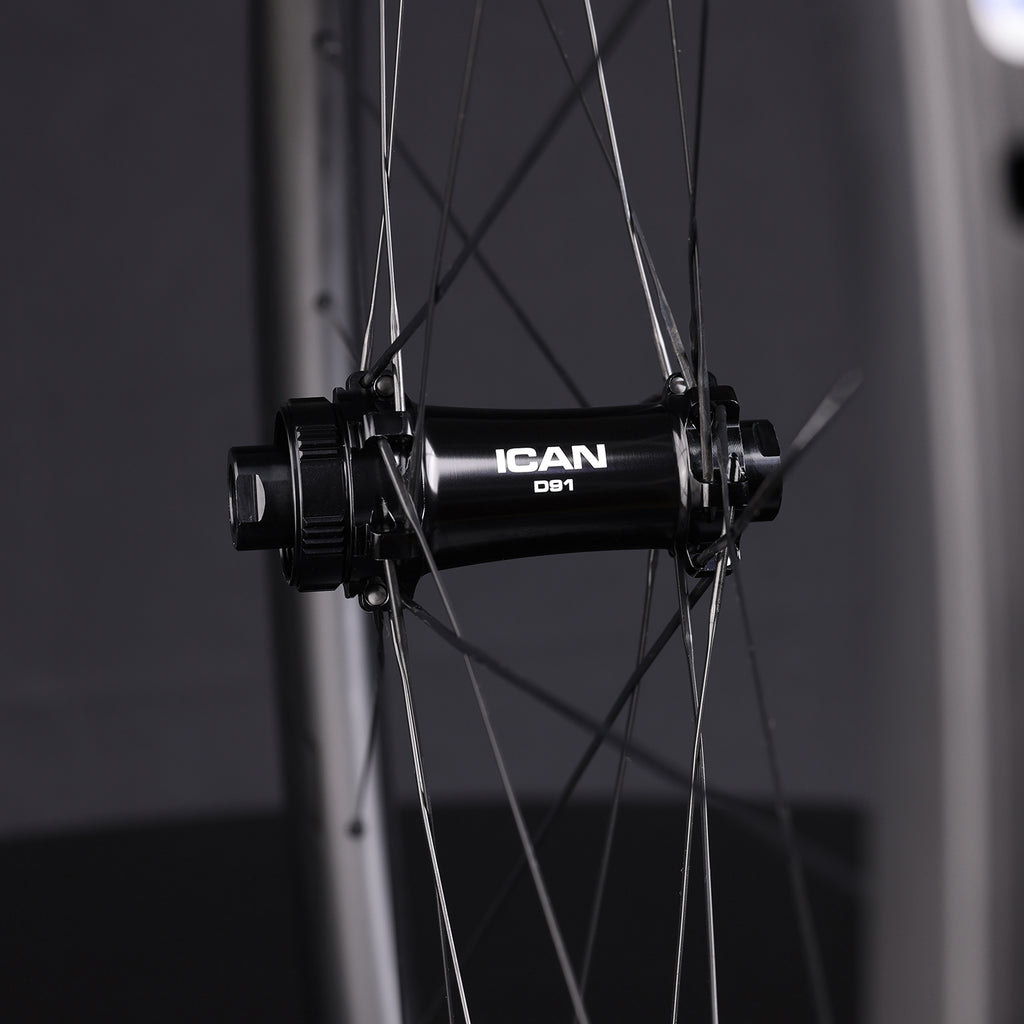 ICAN AERO 52 II disc wheels with 45T ratchet system hubs D91 TRIAERO