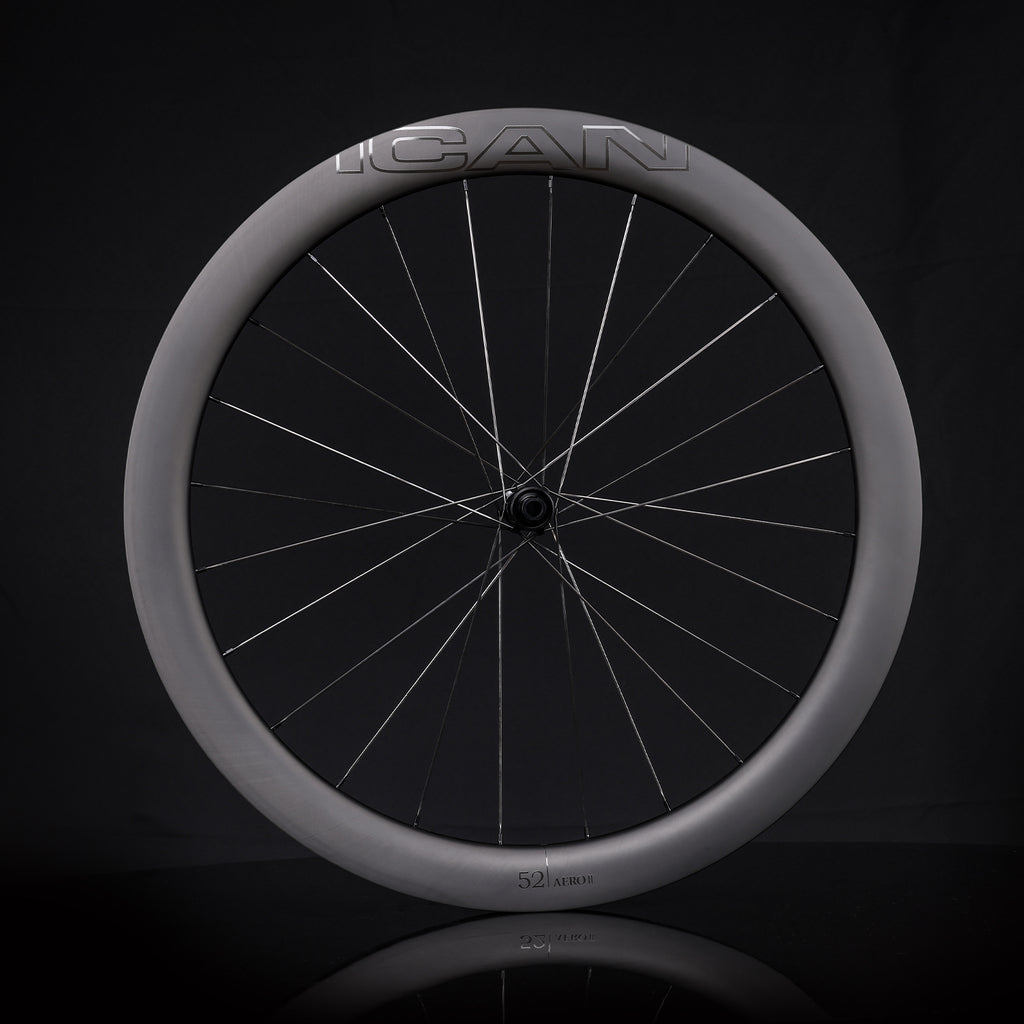 ICAN AERO 52 II disc wheels with 45T ratchet system hubs D91 TRIAERO