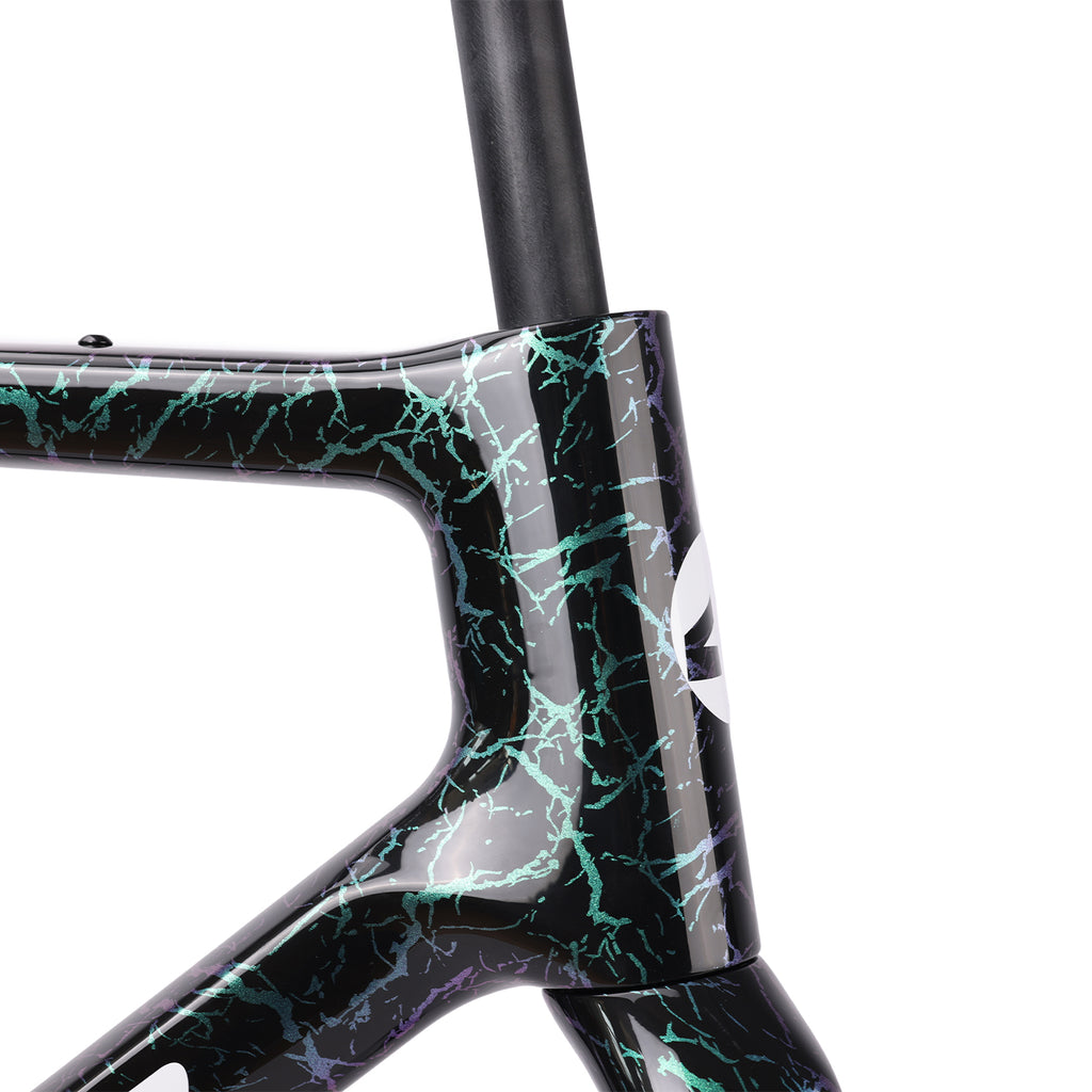 ICAN Graro gravel frame uci approval  fork without bolts 0mm offset seat post TRIAERO